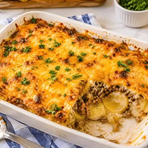 Easy Ground Beef Potato Casserole Recipe