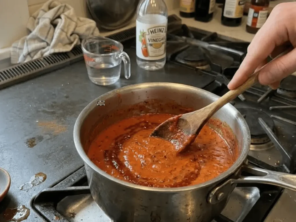 Combine ingredients in the Saucepan