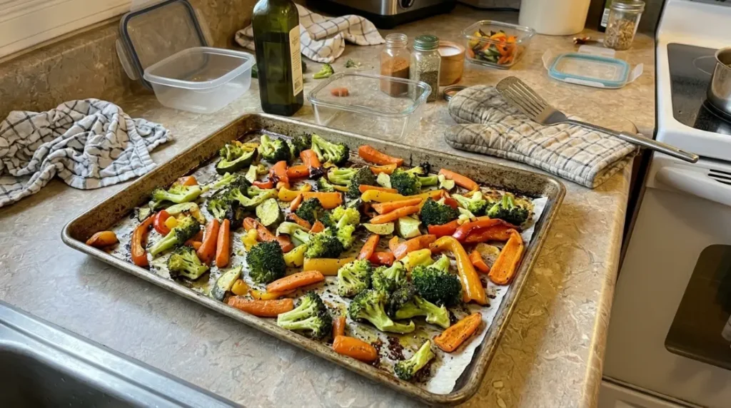 Roast a Large Tray of Vegetables