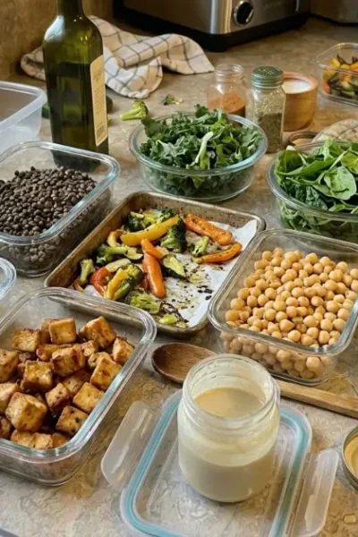 Vegetarian weekly Meal Preparation Ideas